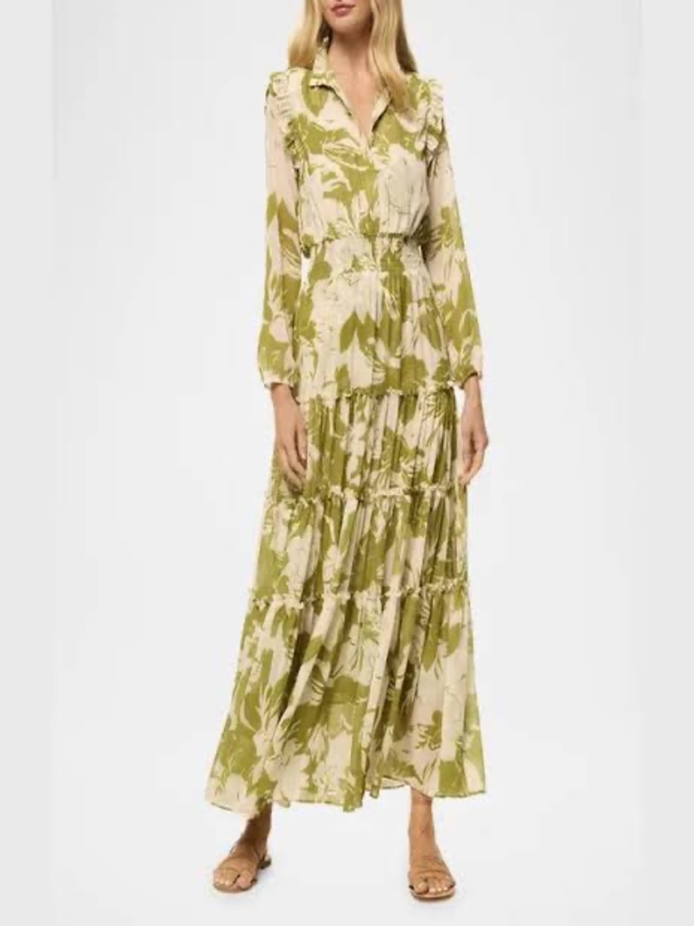 Misa Los Angeles Arhea Green Goddess Maxi